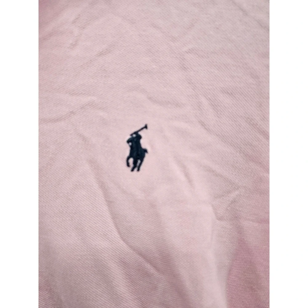 Polo Ralph Lauren Mens Pink Classic Fit Short Sleeve Pique Polo Shirt Large